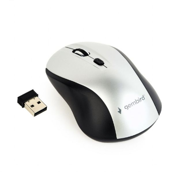 Gembird MUSW-4B-02-BS muis Ambidextrous RF Draadloos Optisch 1600 DPI (MUSW-4B-02-BS)