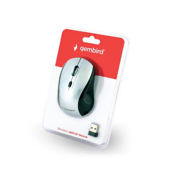 Gembird MUSW-4B-02-BS muis Ambidextrous RF Draadloos Optisch 1600 DPI (MUSW-4B-02-BS)