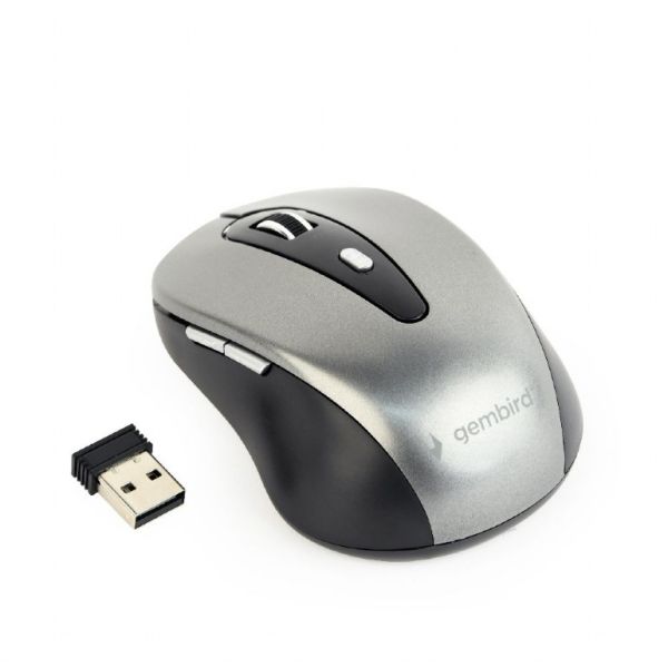 Gembird MUSW-4B-04-BG muis Rechtshandig RF Draadloos Optisch 1600 DPI (MUSW-4B-04-BG)