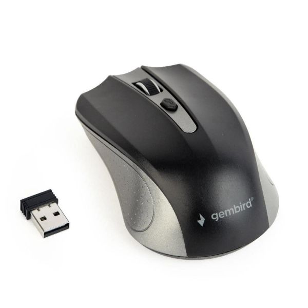 Gembird MUSW-4B-04-GB muis Ambidextrous RF Draadloos Optisch 1600 DPI (MUSW-4B-04-GB) Gembird MUSW-4B-04-GB muis Ambidextrous RF Draadloos Optisch 1600 DPI (MUSW-4B-04-GB)