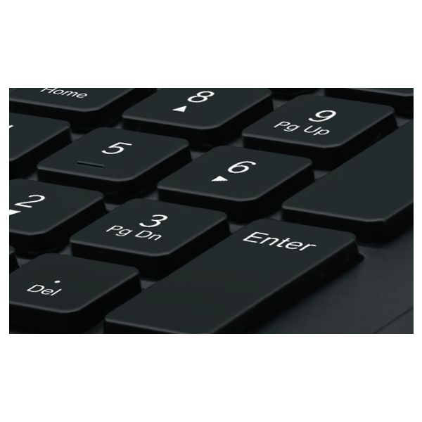 Logitech K280E Pro f/ Business toetsenbord USB QWERTY Scandinavisch Zwart (920-005216)