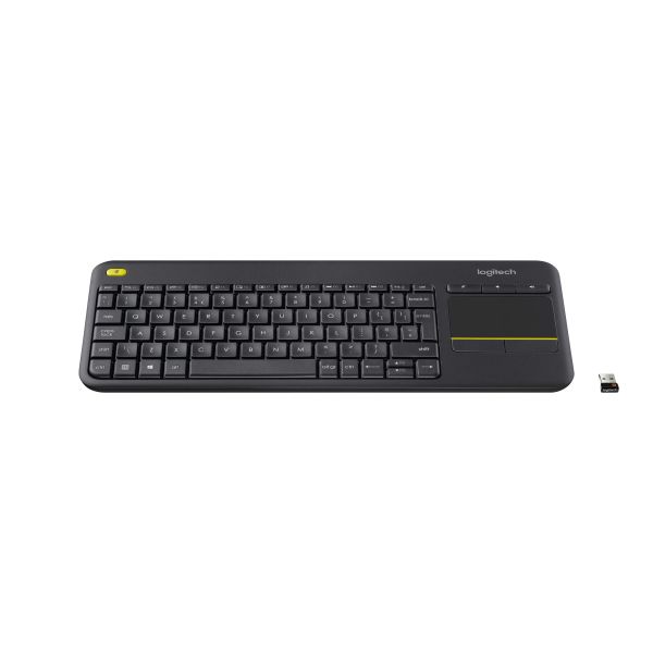 Logitech K400 Plus Tv toetsenbord RF Draadloos Slovaaks Zwart (920-008385) Logitech K400 Plus Tv toetsenbord RF Draadloos Slovaaks Zwart (920-008385)
