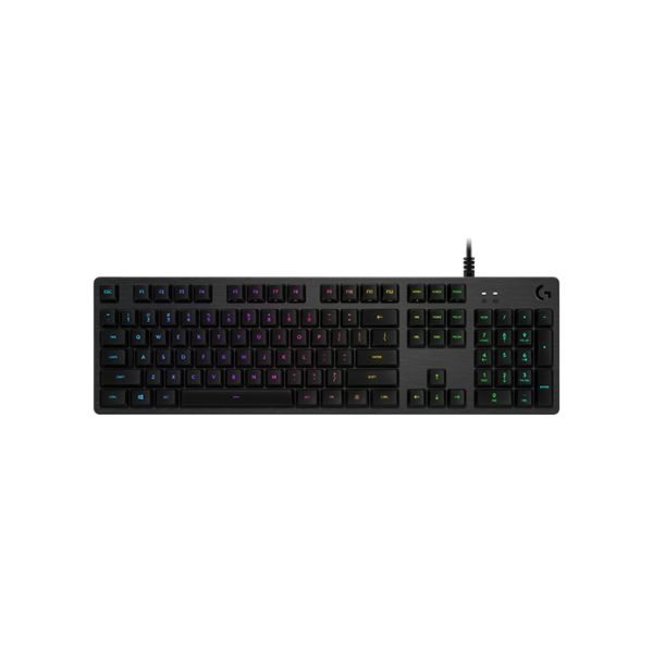 Logitech G G512 Carbon RGB Mechanical Gaming Keyboard, GX Blue (Clicky) toetsenbord USB Scandinavisch Koolstof (920-008943)