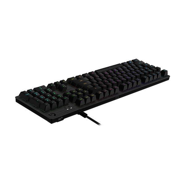Logitech G G512 CARBON LIGHTSYNC RGB Mechanical Gaming Keyboard with GX Red switches toetsenbord USB Scandinavisch Koolstof (920-009367)