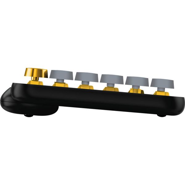Logitech POP Keys toetsenbord RF-draadloos + Bluetooth QWERTY Portugees Zwart, Grijs, Geel (920-010823)