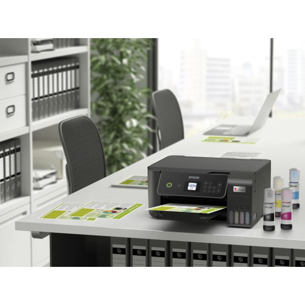 Epson EcoTank ET-2871 A4 multifunctionele Wi-Fi-printer met inkttank, inclusief tot 3 jaar inkt (C11CJ66422) Epson EcoTank ET-2871 A4 multifunctionele Wi-Fi-printer met inkttank, inclusief tot 3 jaar inkt (C11CJ66422)