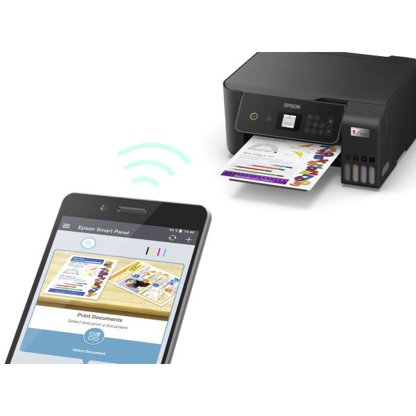 Epson EcoTank ET-2875 A4 multifunctionele Wi-Fi-printer met inkttank, inclusief tot 3 jaar inkt (C11CJ66424) Epson EcoTank ET-2875 A4 multifunctionele Wi-Fi-printer met inkttank, inclusief tot 3 jaar inkt (C11CJ66424)
