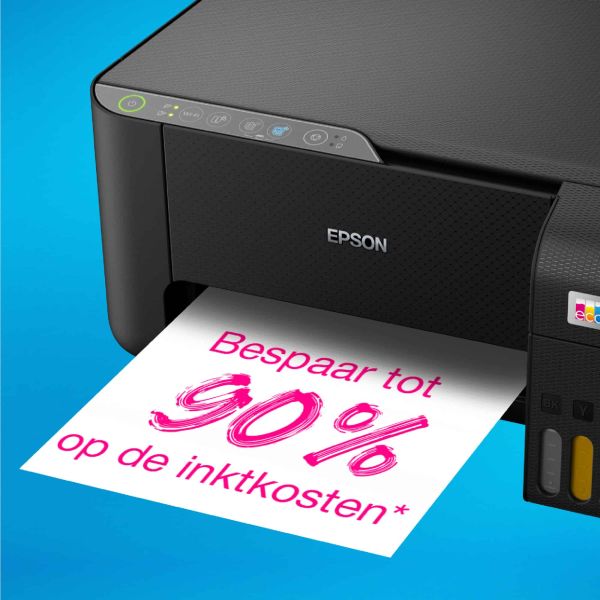 Epson EcoTank ET-2860 A4 multifunctionele Wi-Fi-printer met inkttank, inclusief tot 3 jaar inkt (C11CJ67428)