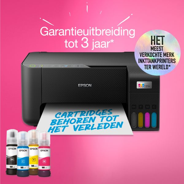 Epson EcoTank ET-2865 A4 multifunctionele Wi-Fi-printer met inkttank, inclusief tot 3 jaar inkt (C11CJ67433)