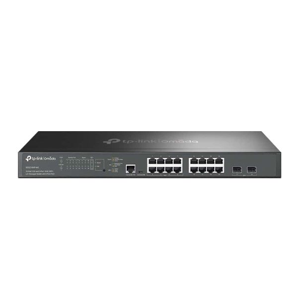 TP-Link Omada SG3218XP-M2 netwerk-switch Managed L2+ 2.5G Ethernet (100/1000/2500) Power over Ethernet (PoE) 1U Zwart (SG3218XP-M2)