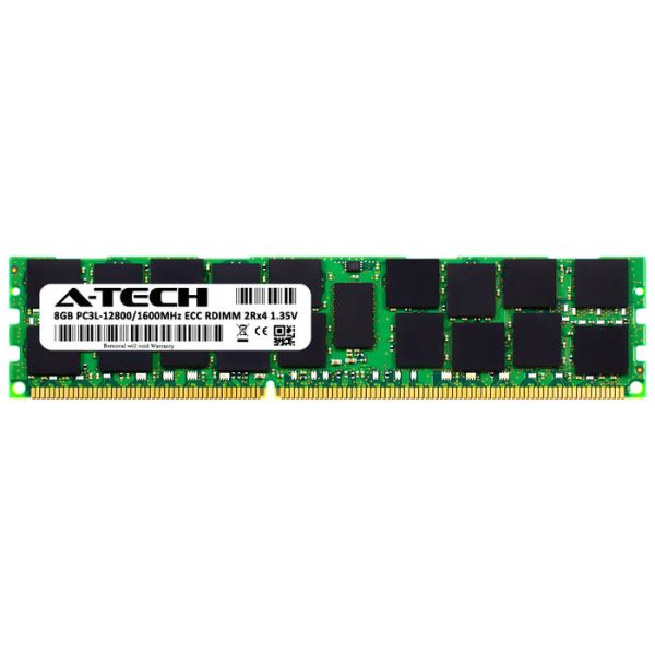 Dell 8GB, DIMM, 1600MHZ, 128x64, (T2F8K)