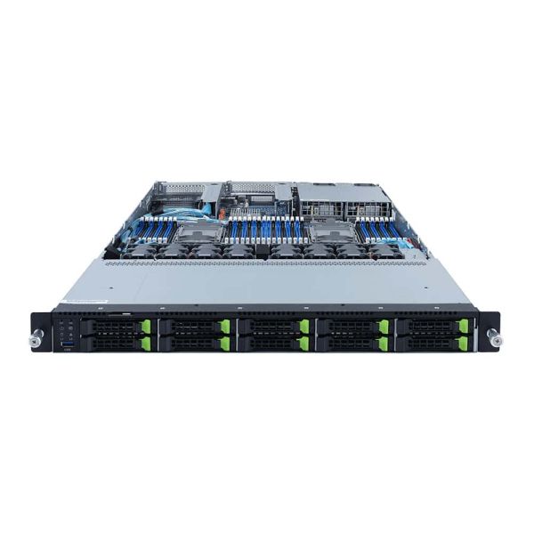 Gigabyte R182-NA0 Intel C621A LGA 4189 Rack (1U) Zwart (6NR182NA0MR-00)