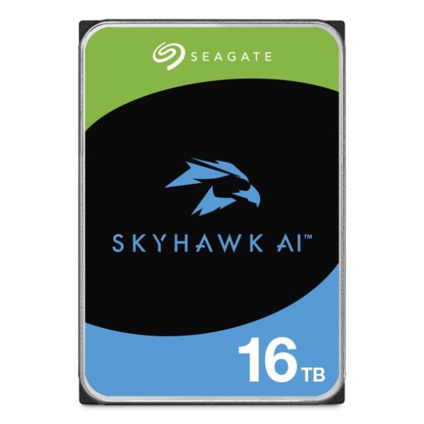 Seagate SkyHawk AI interne harde schijf 16 TB 7200 RPM 512 MB 3.5" SATA III (ST16000VE004) 10/13 Seagate SkyHawk AI interne harde schijf 16 TB 7200 RPM 512 MB 3.5" SATA III (ST16000VE004)