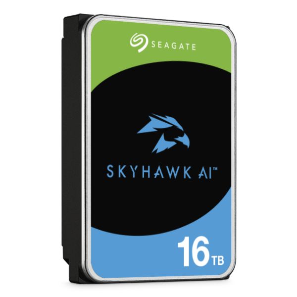 Seagate SkyHawk AI interne harde schijf 16 TB 7200 RPM 512 MB 3.5" SATA III (ST16000VE004)