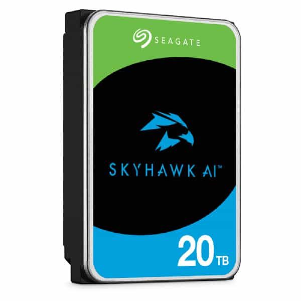Seagate SkyHawk AI interne harde schijf 20 TB 7200 RPM 512 MB 3.5" SATA III (ST20000VE003)