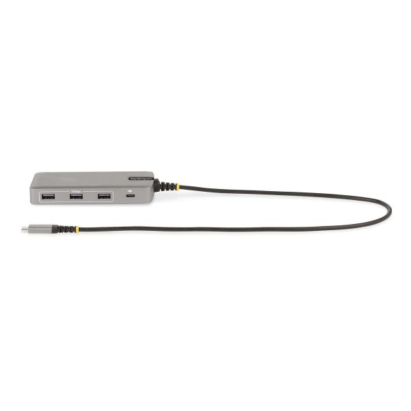 StarTech.com USB-C Triple Monitor Multiport Adapter, Dual 4K 60Hz + 4K 30Hz HDMI & DisplayPort, 3-Port USB Hub, 10Gbps, 100W PD Pass-Through, GbE, Travel Dock, Windows & ChromeOS (117B-USBC-MULTIPORT)