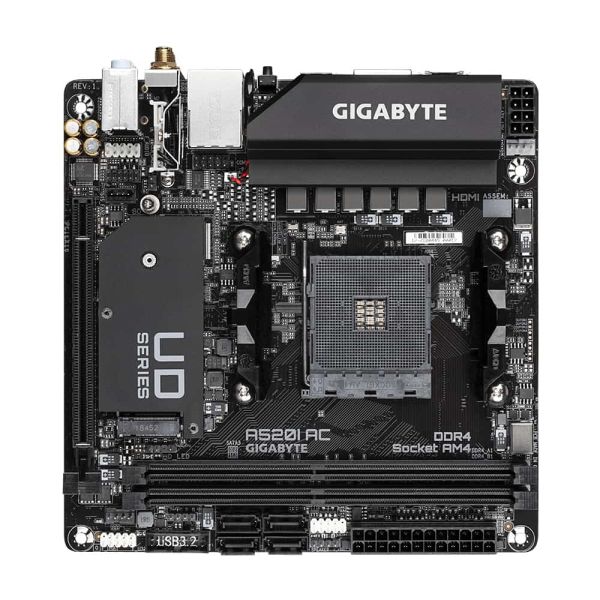 Gigabyte A520I AC moederbord AMD A520 Socket AM4 mini ITX (A520I AC)