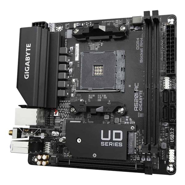 GIGABYTE A520I AC moederbord AMD A520 Socket AM4 mini ITX (A520I AC)
