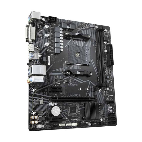 Gigabyte A520M H (rev. 1.0) AMD A520 Socket AM4 micro ATX (A520M H)