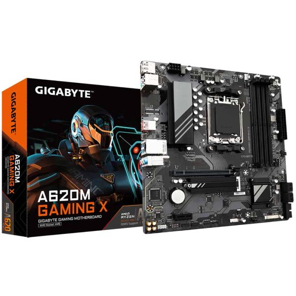 Gigabyte A620M GAMING X moederbord AMD A620 Socket AM5 micro ATX (A620M GAMING X)