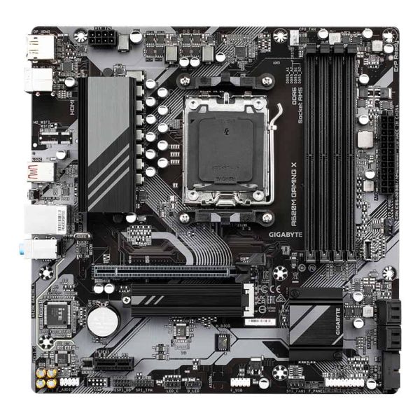 GIGABYTE A620M GAMING X moederbord AMD A620 Socket AM5 micro ATX (A620M GAMING X)