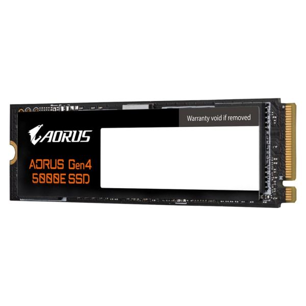 Gigabyte AORUS Gen4 5000E SSD 500GB M.2 PCI Express 4.0 3D TLC NAND NVMe (AG450E500G-G)