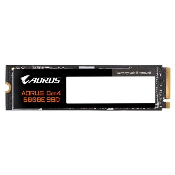 Gigabyte AORUS Gen4 5000E SSD 500GB M.2 PCI Express 4.0 3D TLC NAND NVMe (AG450E500G-G)
