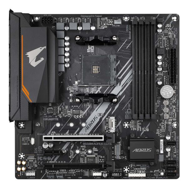 GIGABYTE B550M AORUS ELITE moederbord AMD B550 Socket AM4 micro ATX (B550M AORUS ELITE)