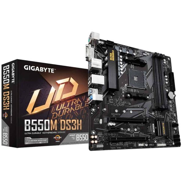 Gigabyte B550M DS3H AMD B550 Socket AM4 micro ATX (B550M DS3H) Gigabyte B550M DS3H AMD B550 Socket AM4 micro ATX (B550M DS3H)