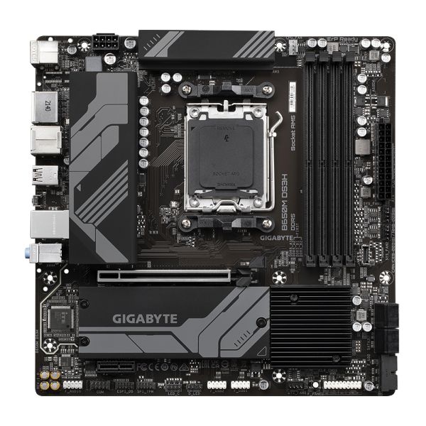 Gigabyte B650M DS3H moederbord AMD B650 Socket AM5 micro ATX (B650M DS3H)
