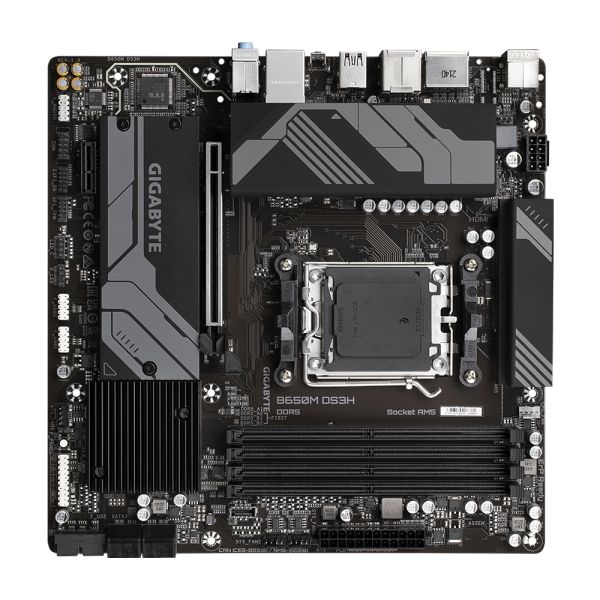 Gigabyte B650M DS3H moederbord AMD B650 Socket AM5 micro ATX (B650M DS3H)