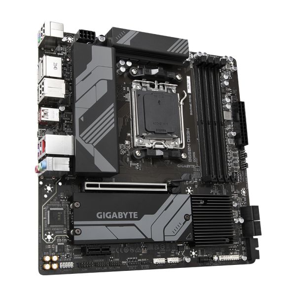 Gigabyte B650M DS3H moederbord AMD B650 Socket AM5 micro ATX (B650M DS3H)
