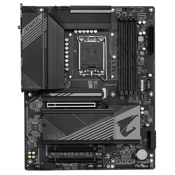 GIGABYTE B760 AORUS ELITE AX moederbord Intel B760 LGA 1700 ATX (B760 AORUS ELITE AX)