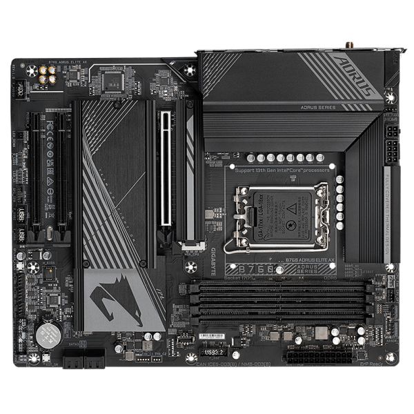 Gigabyte B760 AORUS ELITE AX moederbord Intel B760 LGA 1700 ATX (B760 AORUS ELITE AX)