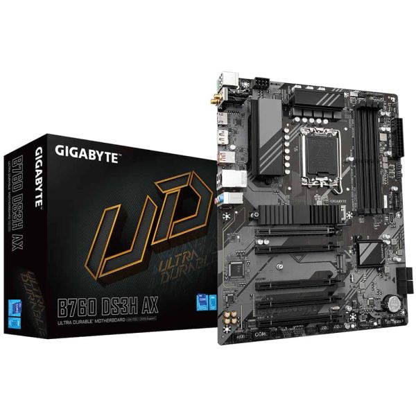 Gigabyte B760 DS3H AX moederbord Intel B760 Express LGA 1700 ATX (B760 DS3H AX)