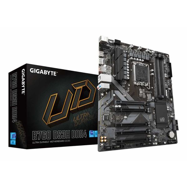 GIGABYTE B760 DS3H DDR4 moederbord Intel B760 Express LGA 1700 ATX (B760 DS3H DDR4)