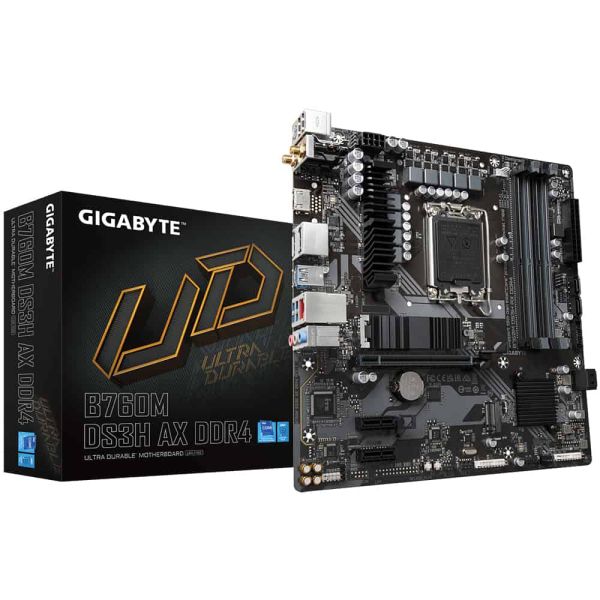 Gigabyte B760M DS3H AX DDR4 moederbord Intel B760 Express LGA 1700 micro ATX (B760M DS3H AX DDR4)