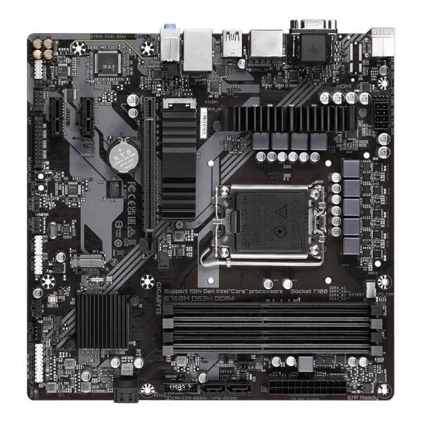 GIGABYTE B760M DS3H DDR4 moederbord Intel B760 Express LGA 1700 micro ATX (B760M DS3H DDR4)