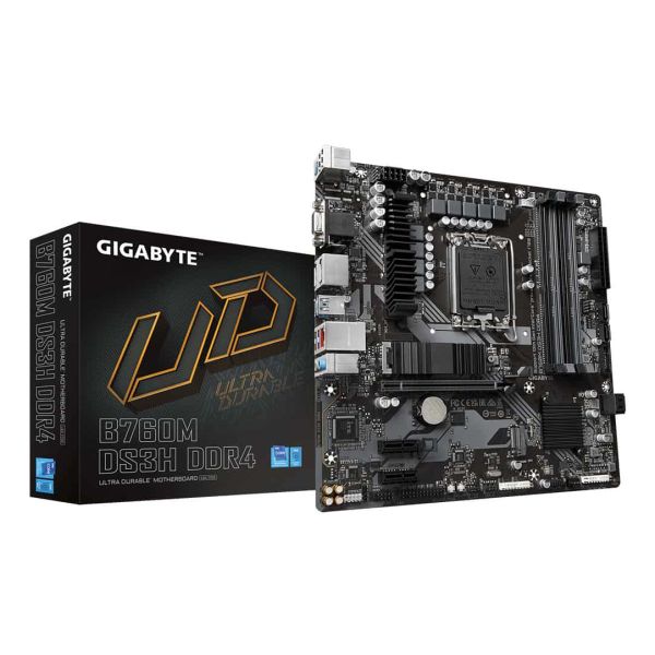 GIGABYTE B760M DS3H DDR4 moederbord Intel B760 Express LGA 1700 micro ATX (B760M DS3H DDR4)