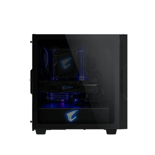 Gigabyte AORUS C300 GLASS Midi Tower Zwart (GB-AC300G)