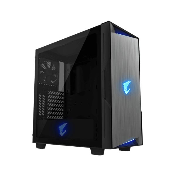 Gigabyte AORUS C300 GLASS Midi Tower Zwart (GB-AC300G) Gigabyte AORUS C300 GLASS Midi Tower Zwart (GB-AC300G)