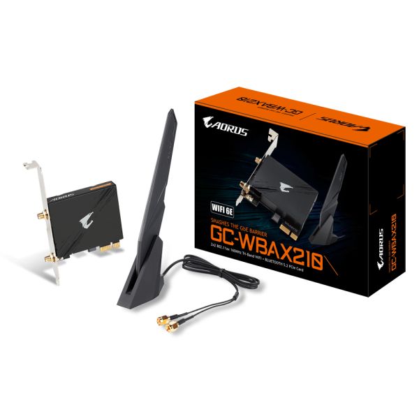 GIGABYTE GC-WBAX210 netwerkkaart Intern WLAN / Bluetooth 2400 Mbit/s (GC-WBAX210)