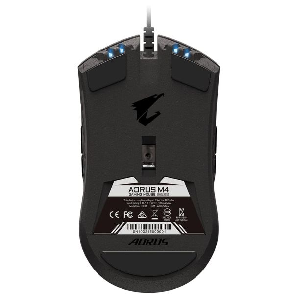 GIGABYTE AORUS M4 muis Gamen Ambidextrous USB Type-A Optisch 6400 DPI (GM-AORUS M4) GIGABYTE AORUS M4 muis Gamen Ambidextrous USB Type-A Optisch 6400 DPI (GM-AORUS M4)