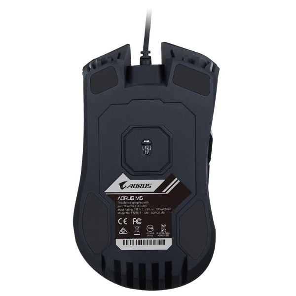 GIGABYTE AORUS M5 muis Gamen Rechtshandig USB Type-A Optisch 16000 DPI (GM-AORUS M5)