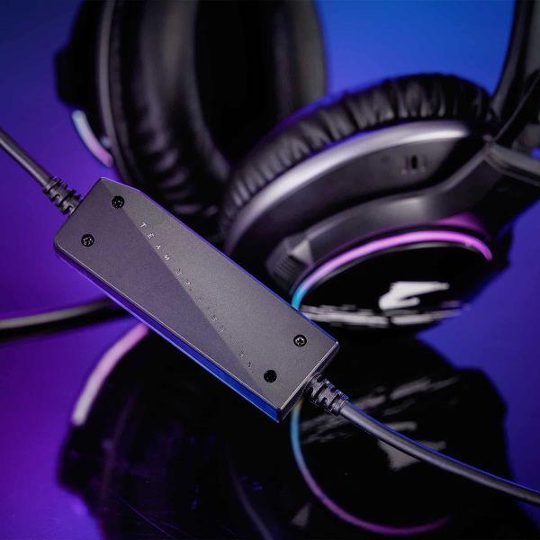Gigabyte AORUS H1 hoofdtelefoon/headset Hoofdtelefoons Bedraad Hoofdband Gamen USB Type-A Zwart (GP-AORUS H1)