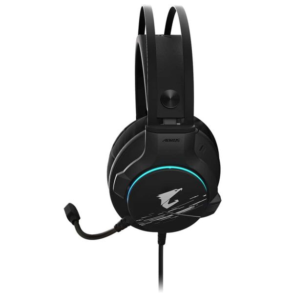 GIGABYTE AORUS H1 hoofdtelefoon/headset Hoofdtelefoons Bedraad Hoofdband Gamen USB Type-A Zwart (GP-AORUS H1) GIGABYTE AORUS H1 hoofdtelefoon/headset Hoofdtelefoons Bedraad Hoofdband Gamen USB Type-A Zwart (GP-AORUS H1)
