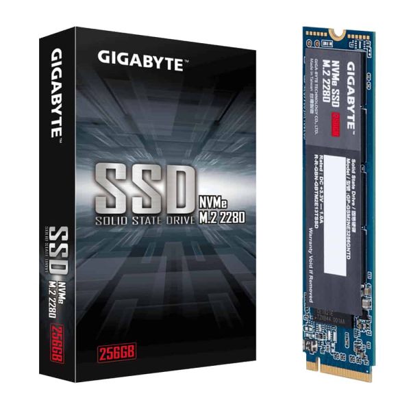 Gigabyte GP-GSM2NE3256GNTD internal solid state drive M.2 256 GB PCI Express 3.0 NVMe (GP-GSM2NE3256GNTD)