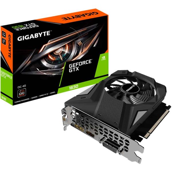 GIGABYTE GeForce GTX 1630 OC 4G NVIDIA 4 GB GDDR6 (GV-N1630OC-4GD)