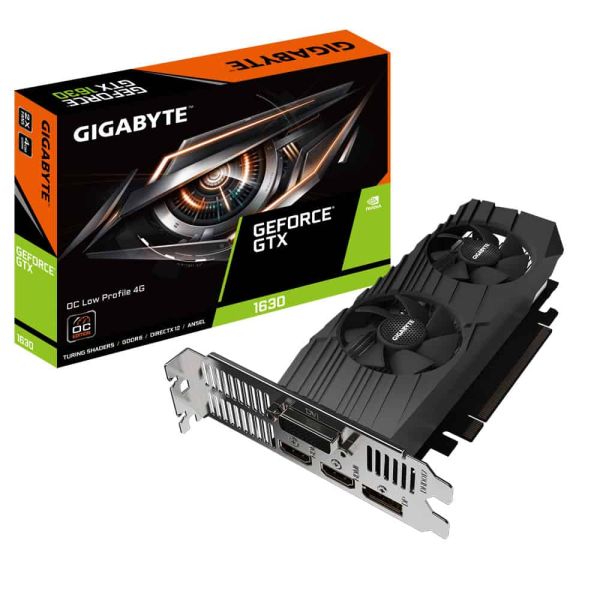 GIGABYTE GeForce GTX 1630 OC Low Profile 4G NVIDIA 4 GB GDDR6 (GV-N1630OC-4GL)