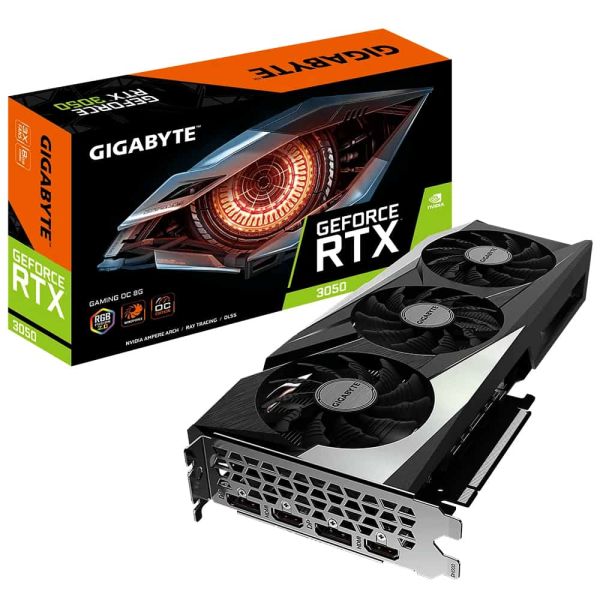 Gigabyte GeForce RTX 3050 GAMING OC 8G NVIDIA 8 GB GDDR6 (GV-N3050GAMING OC-8GD) Gigabyte GeForce RTX 3050 GAMING OC 8G NVIDIA 8 GB GDDR6 (GV-N3050GAMING OC-8GD)